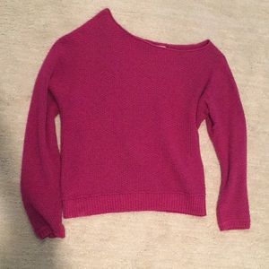 Off-the-Shoulder, relaxed fit sweater, Size Small